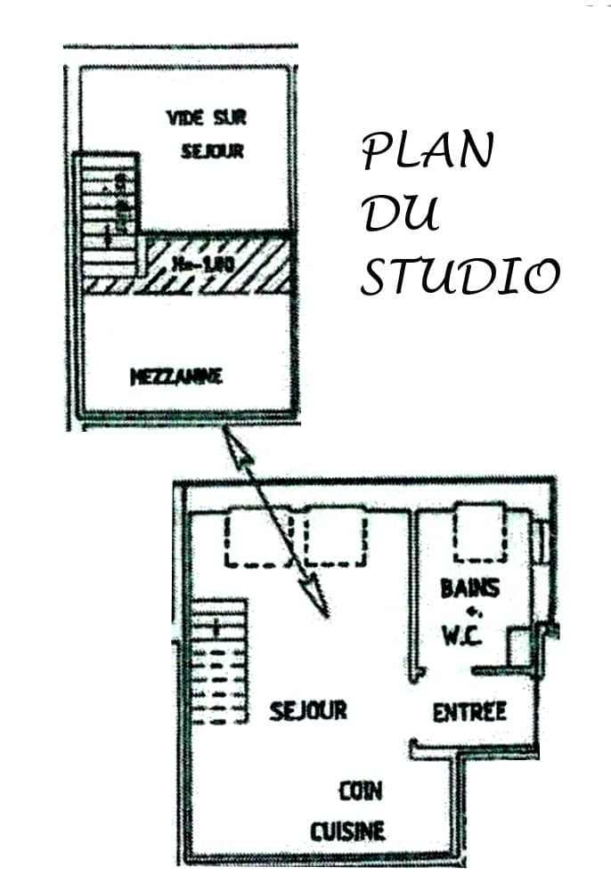 Plan de la location studio meublé à Saint-Avold